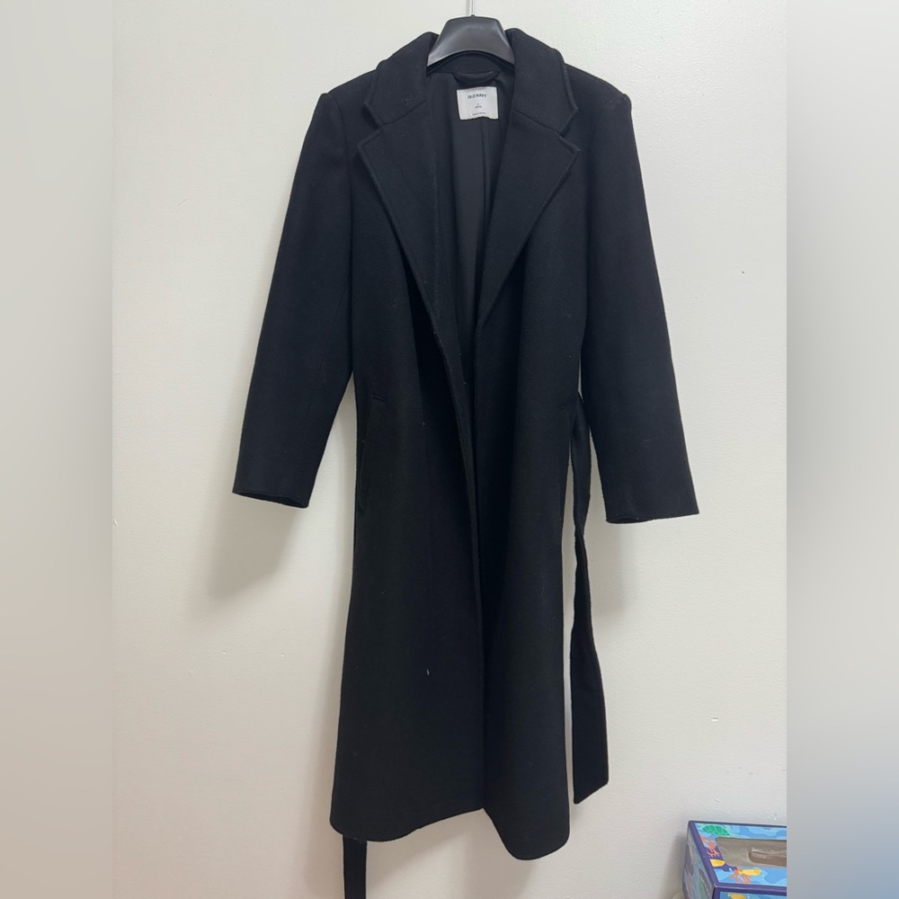 Old Navy Black Trench Coat